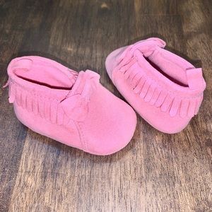 Baby Pink Moccasins